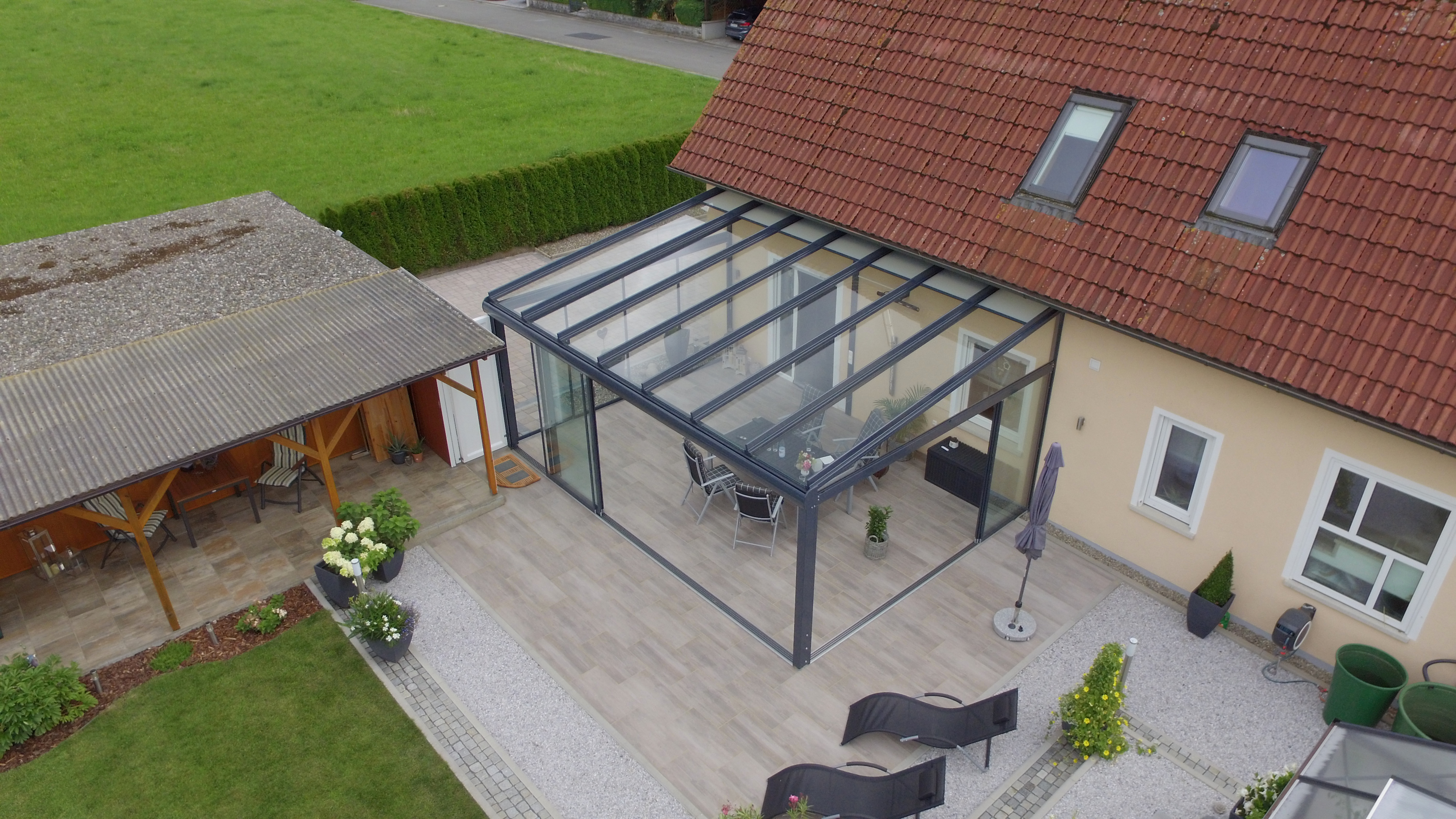 Glashaus in Fassoldshof